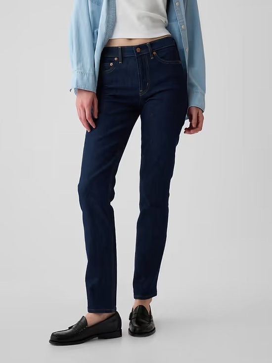 GAP Denim - GAP Women's Navy Straight Leg Jeans